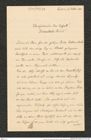 Nachlass Franz Steindachner, Brief von Eduard Graeffe an Franz Steindachner (20.10.1903), Inv.Nr. 173.38, Seite 1